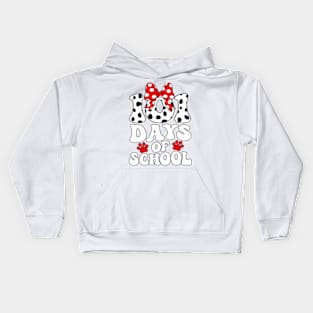 Dalmatian Dog 101 Days Of School Kids Hoodie